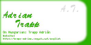 adrian trapp business card