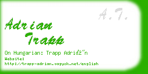 adrian trapp business card